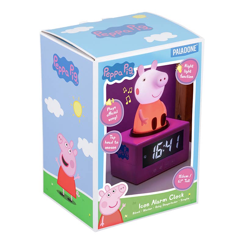 Paladone - Wholesale Alarm Clock - Peppa Pig Icon Alarm Clock
3
