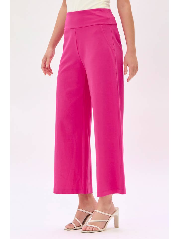 Dear Scarlett - Wholesale Pants - Women's - Magic Wide Cropped Pants