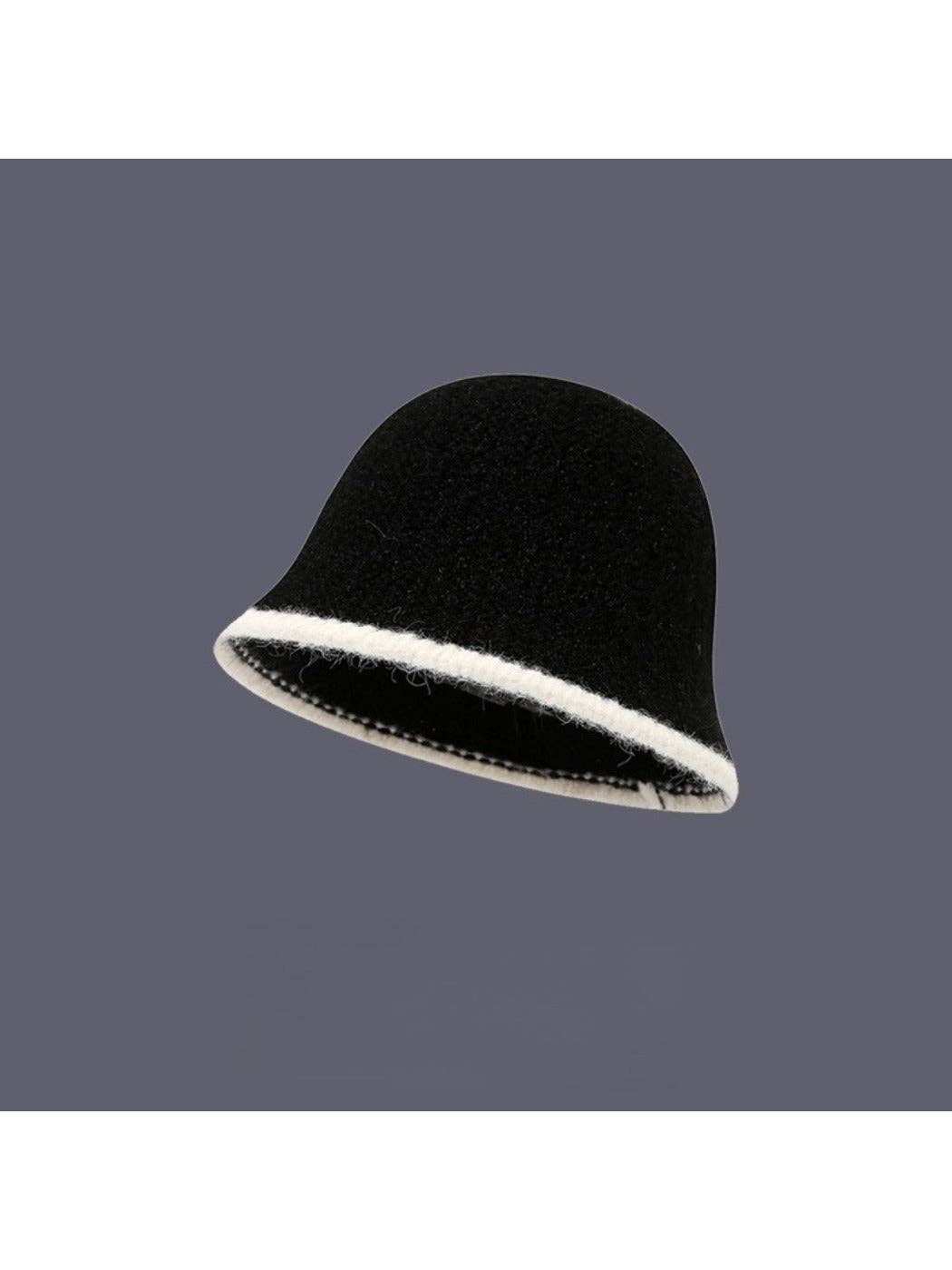 Funkyrel® Atzbranding Limited - Wholesale Bucket Hat - Women's - Haila - Color-Block Knitted Bucket Hat for Women0