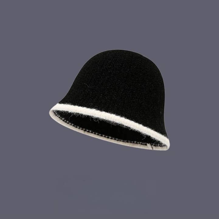 Funkyrel® Atzbranding Limited - Wholesale Bucket hat – Women's - Haila - Color-Block Knitted Bucket Hat for Women