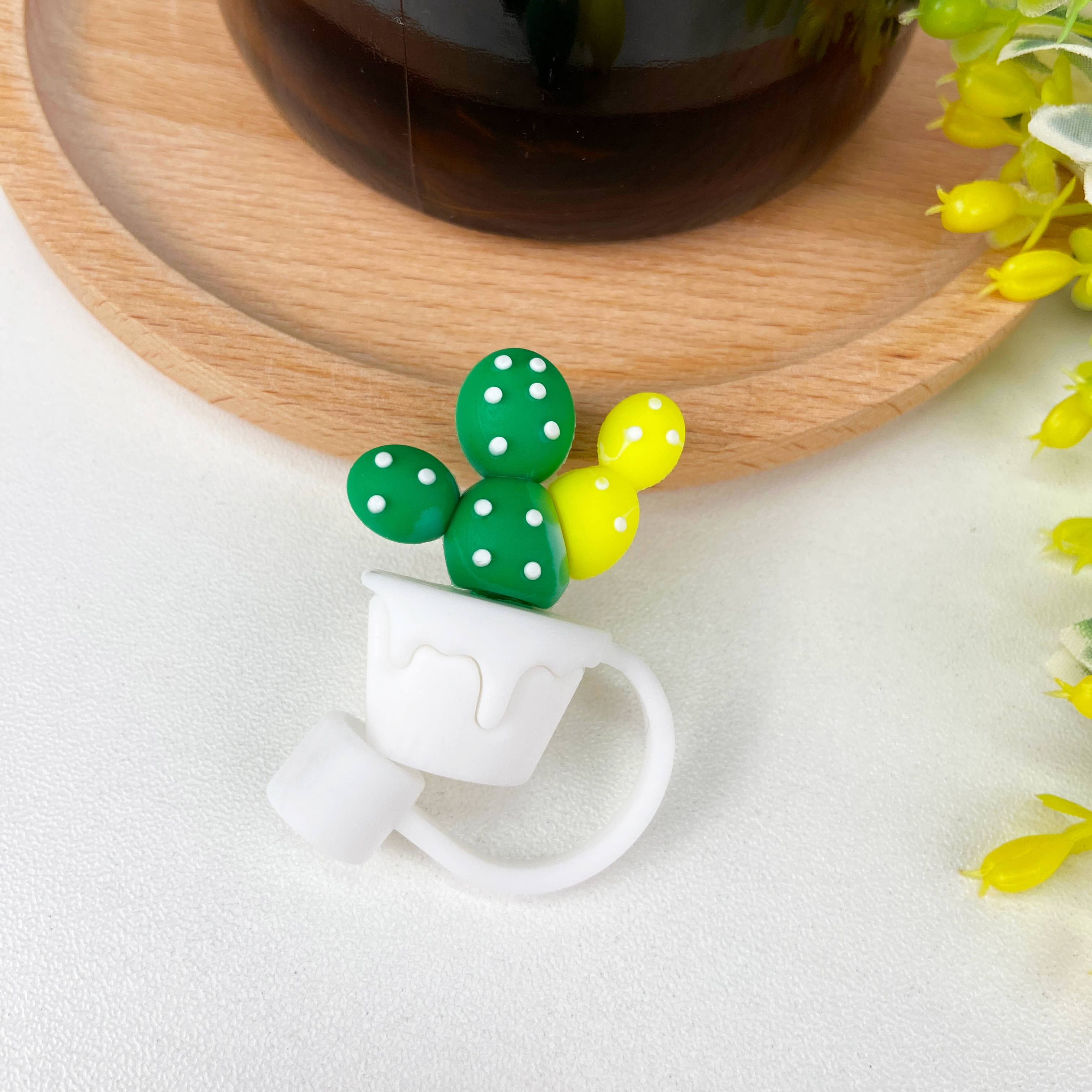 SoapElenGlen - Wholesale Drinking Straw - Cute dustproof drinkware straw plug straw cover straw cover44