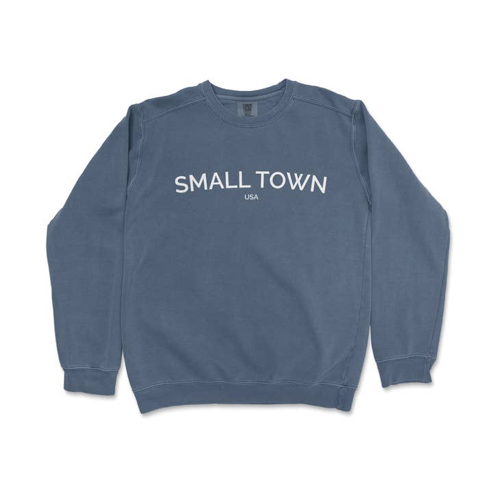 Pull à col rond Small Town USA pour la vente par ANCHORED