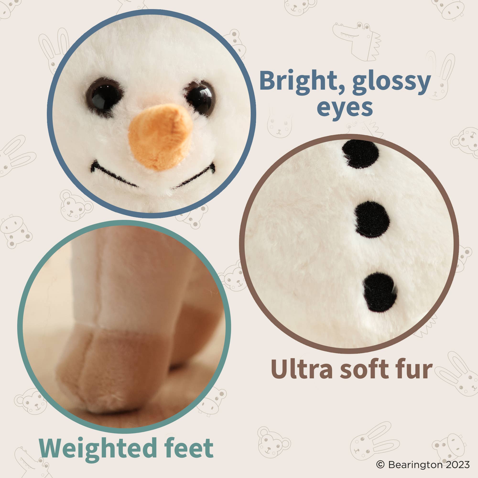 Bearington Collection - Wholesale Christmas Decoration - Snowball the Snowman3