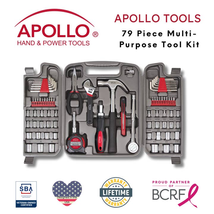 Apollo Tools - Wholesale Tool Set - 79 Piece Multi-Purpose Tool Kit3