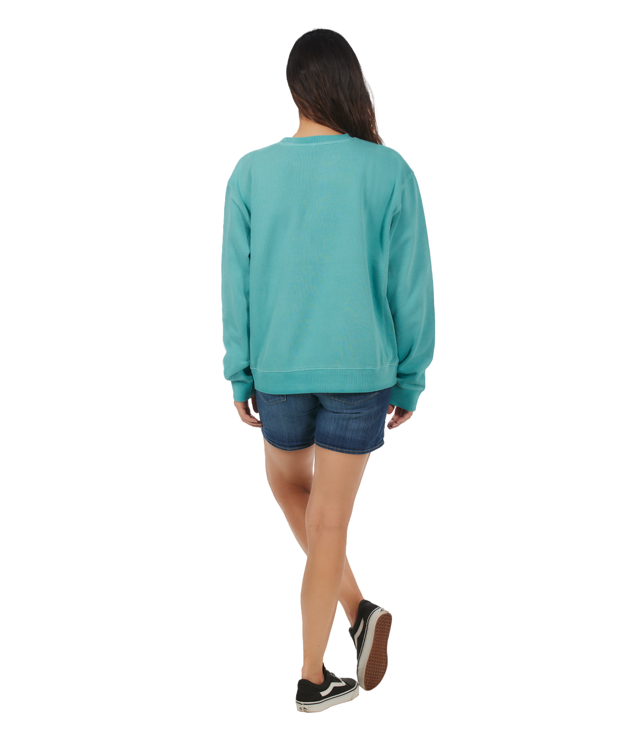 U.S. Apparel - Wholesale Sweatshirt - Women's - Unisex Garment Dyed Fleece Crew10