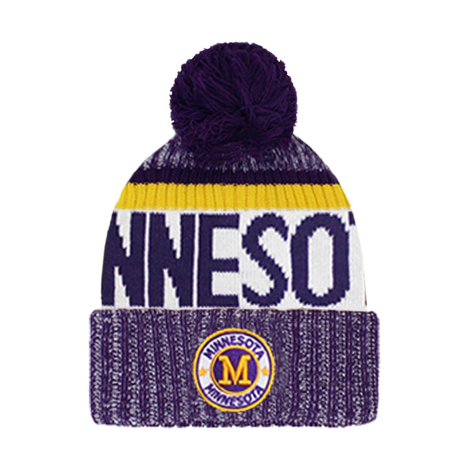 ChoKoLids - Vente Bonnet – unisexe - Bonnets à pompons brodés Football Sports City15