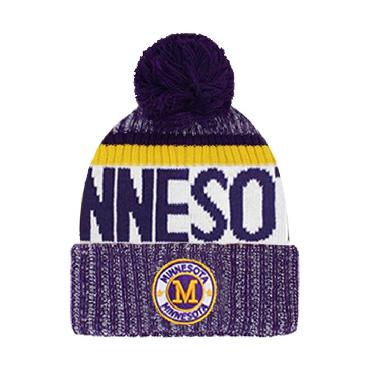 ChoKoLids - Vente Bonnet – unisexe - Bonnets à pompons brodés Football Sports City15