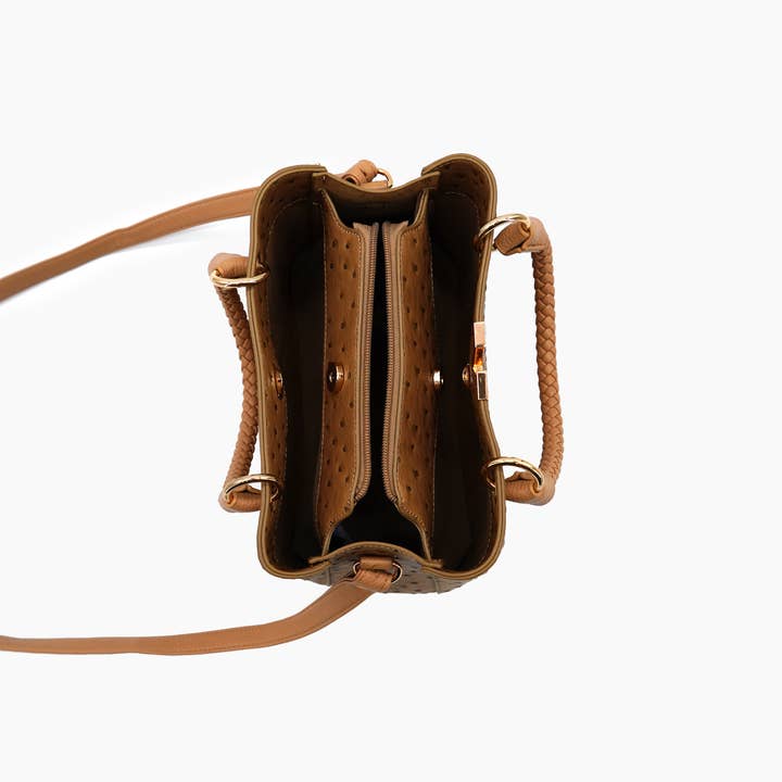 Like Dreams - Wholesale Top Handle Bag - Women's - Mireille Pleated Shoulder Crossbody Bag Elegant Daily Purse11