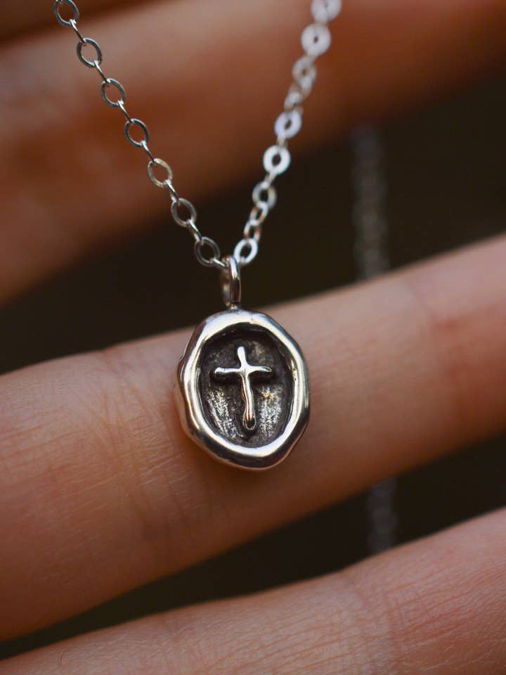 Small Cross Necklace for wholesale by Garden Gate Jewelry