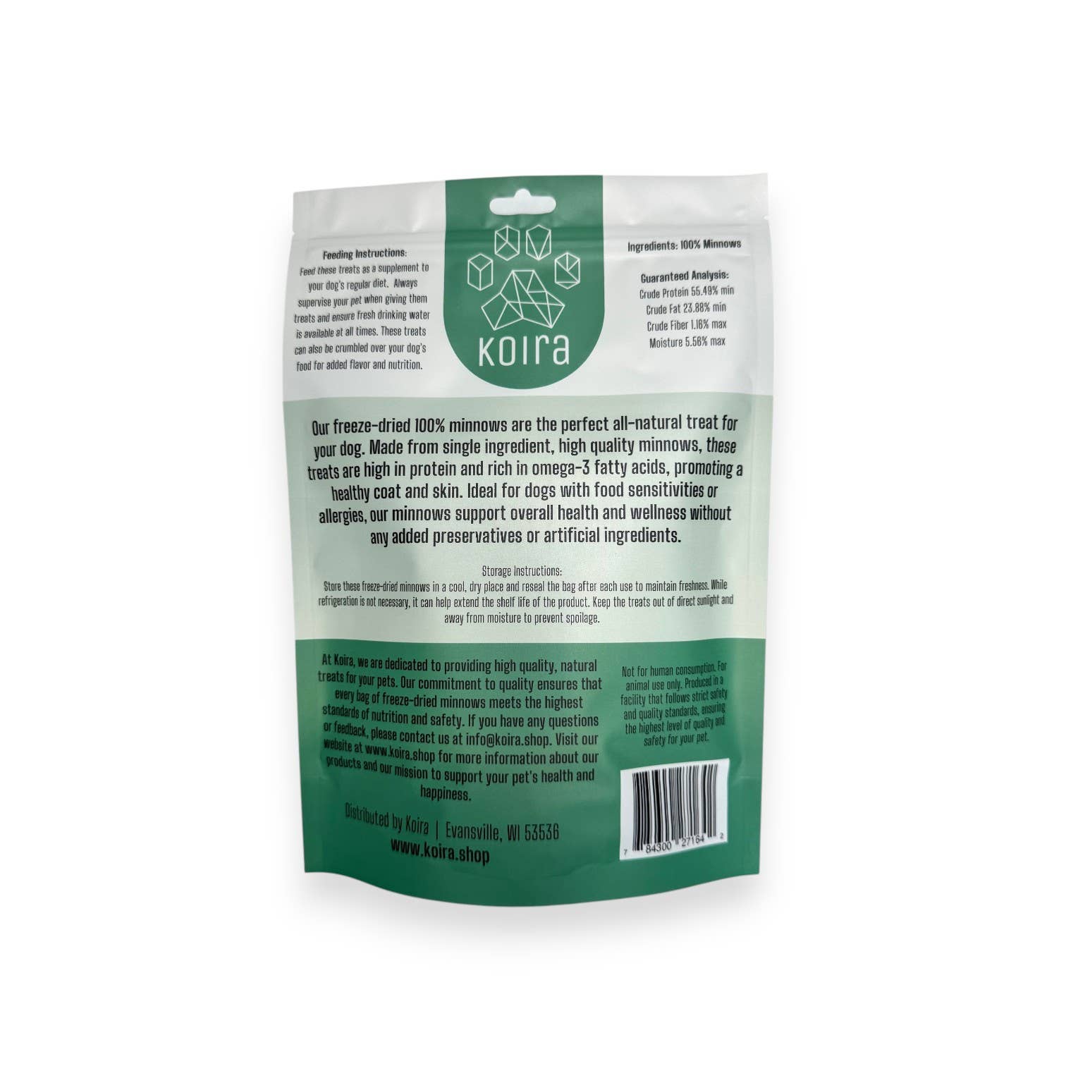 Koira - Wholesale Pet Treats - Dog - Freeze-Dried Minnows Protein-Packed Dog Treats1