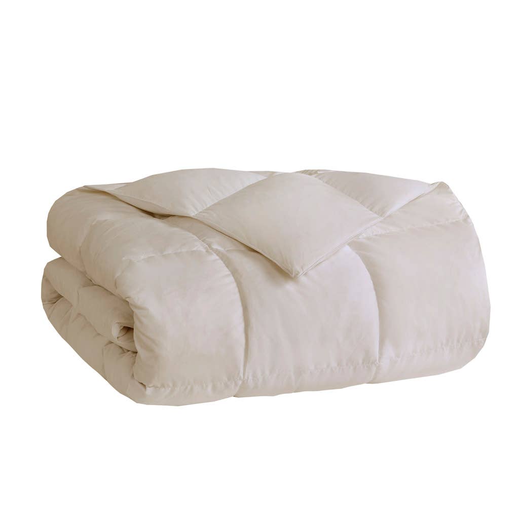 Olliix - Wholesale Down Comforter - Quilted Goose Feather and Down Oversize Comforter, Cream13