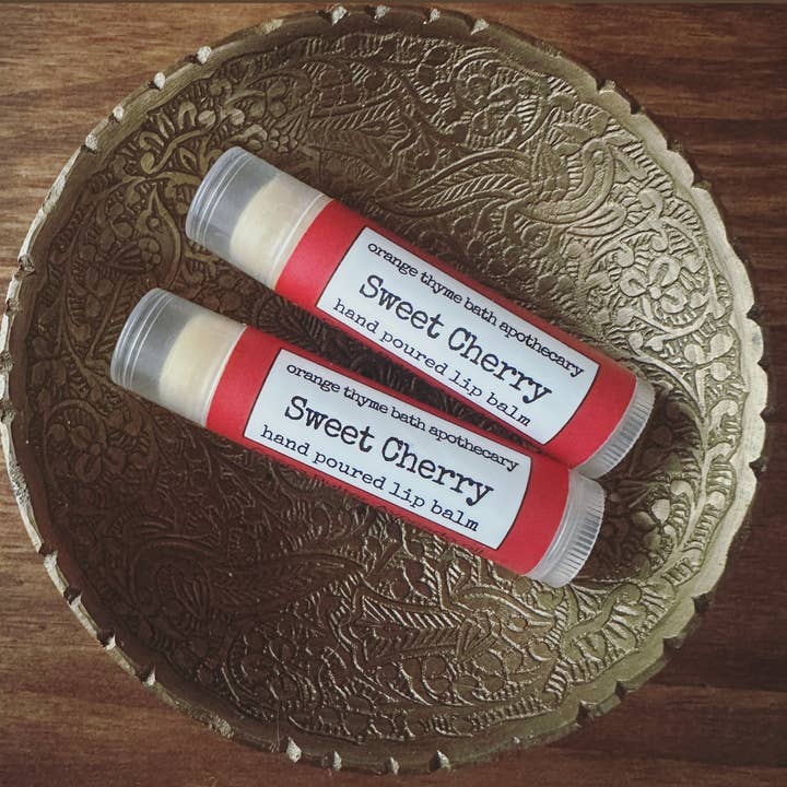 Orange Thyme Bath Apothecary - Wholesale Lip Balm - Sweet Cherry Lip Balm2