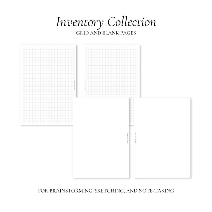 Inventory Collection: Grid and Blank Inserts for wholesale by With Love Archive