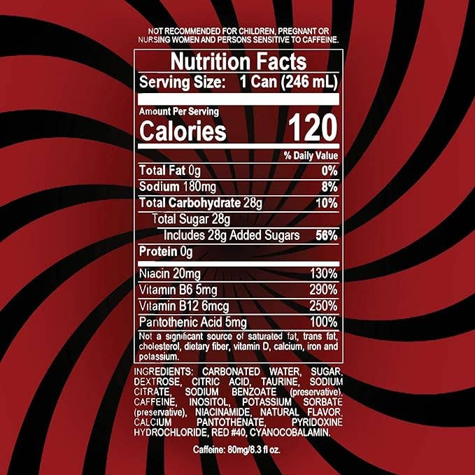 Liquid Ice Energy - Wholesale Sports/Energy Drink - Cherry Licious Original - 8.4oz (24pack)2