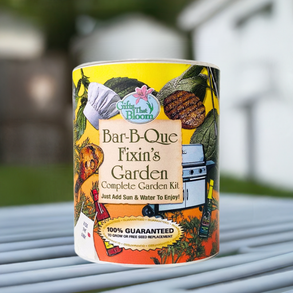 Gifts That Bloom - Wholesale Plant Seeds - Bar-B-Que Fixin's Herb Garden Grocan Seed Kit1