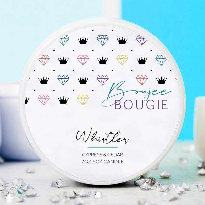 Whistler | Agulhas de cipreste e cedro | Vela de cera de soja por atacado de Boujee Bougie