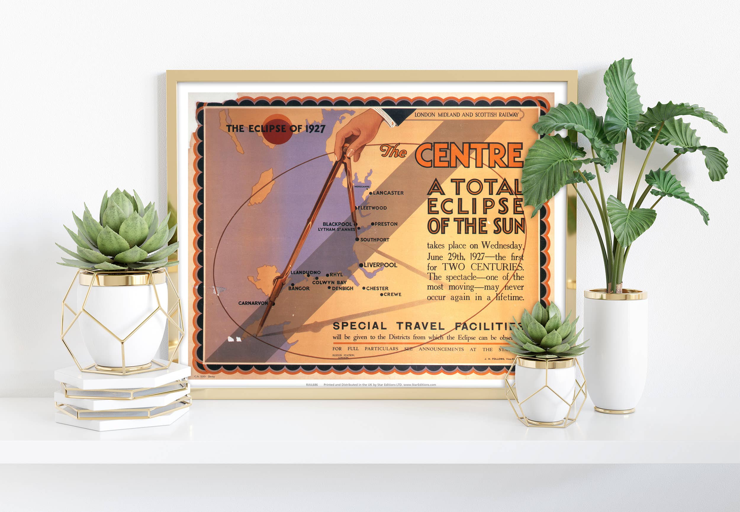 Star Editions – wholesale Art print – The Eclipse Of 1927 - A Total Eclipse Of The Sun Art Print0
