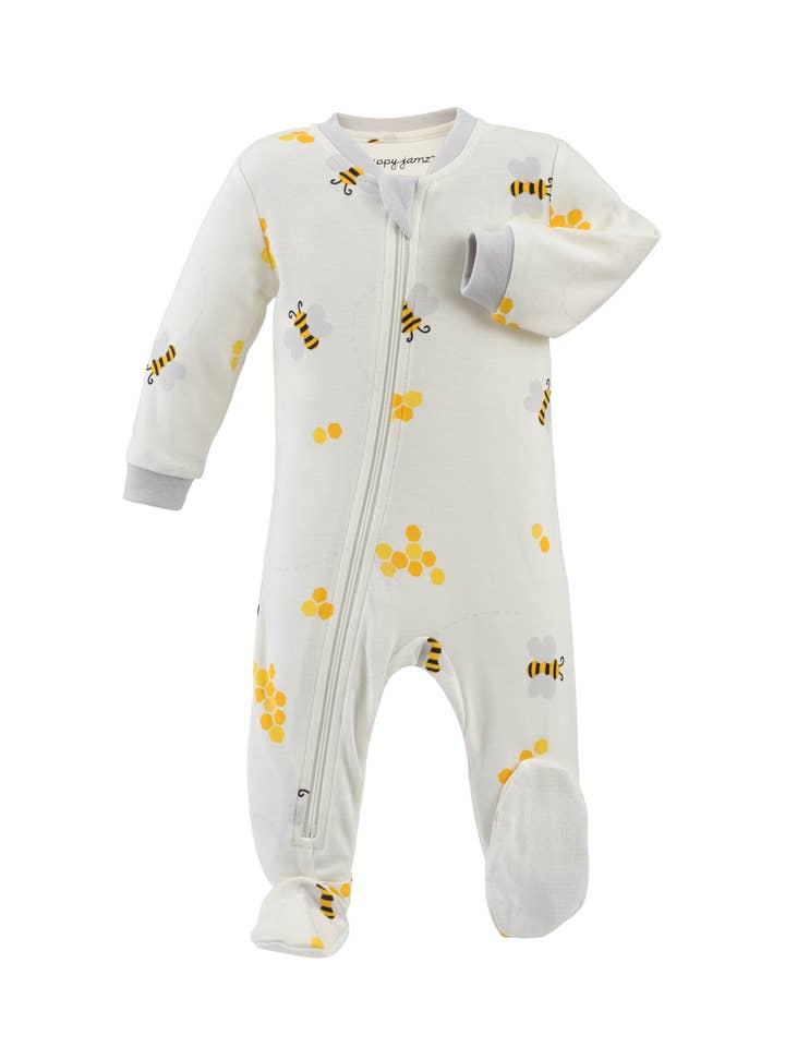 Bee Happy - Organic Cotton for wholesale by ZippyJamz