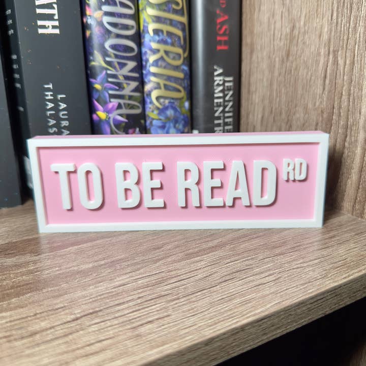 The Crafted Nook - Wholesale Sign - To Be Read Street Sign | Bookshelf Decor2