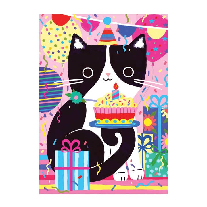 Chronicle Books - Wholesale Birthday Card - Purr-fect Cat Birthday Greeting Card Puzzle6