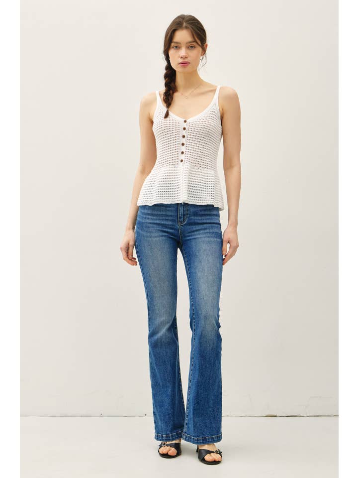 Be Cool - Wholesale Knit Top - Women's - PEPLUM SWEATER TANK