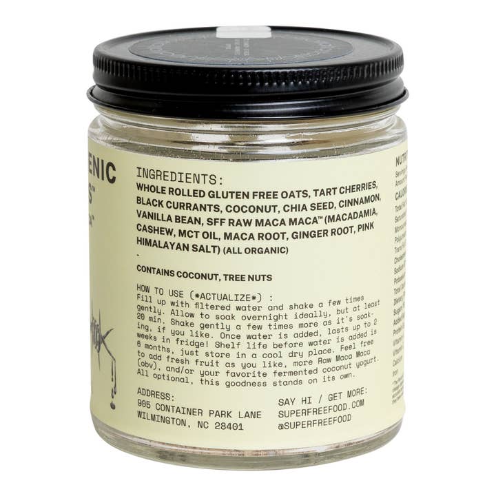 SUPERFREE - Wholesale Oats - SINGLE SERVE ADAPTOGENIC CHIA OATS ™️1