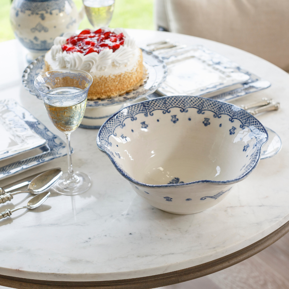 Blue Burano Large Serving Bowl for wholesale on Faire1