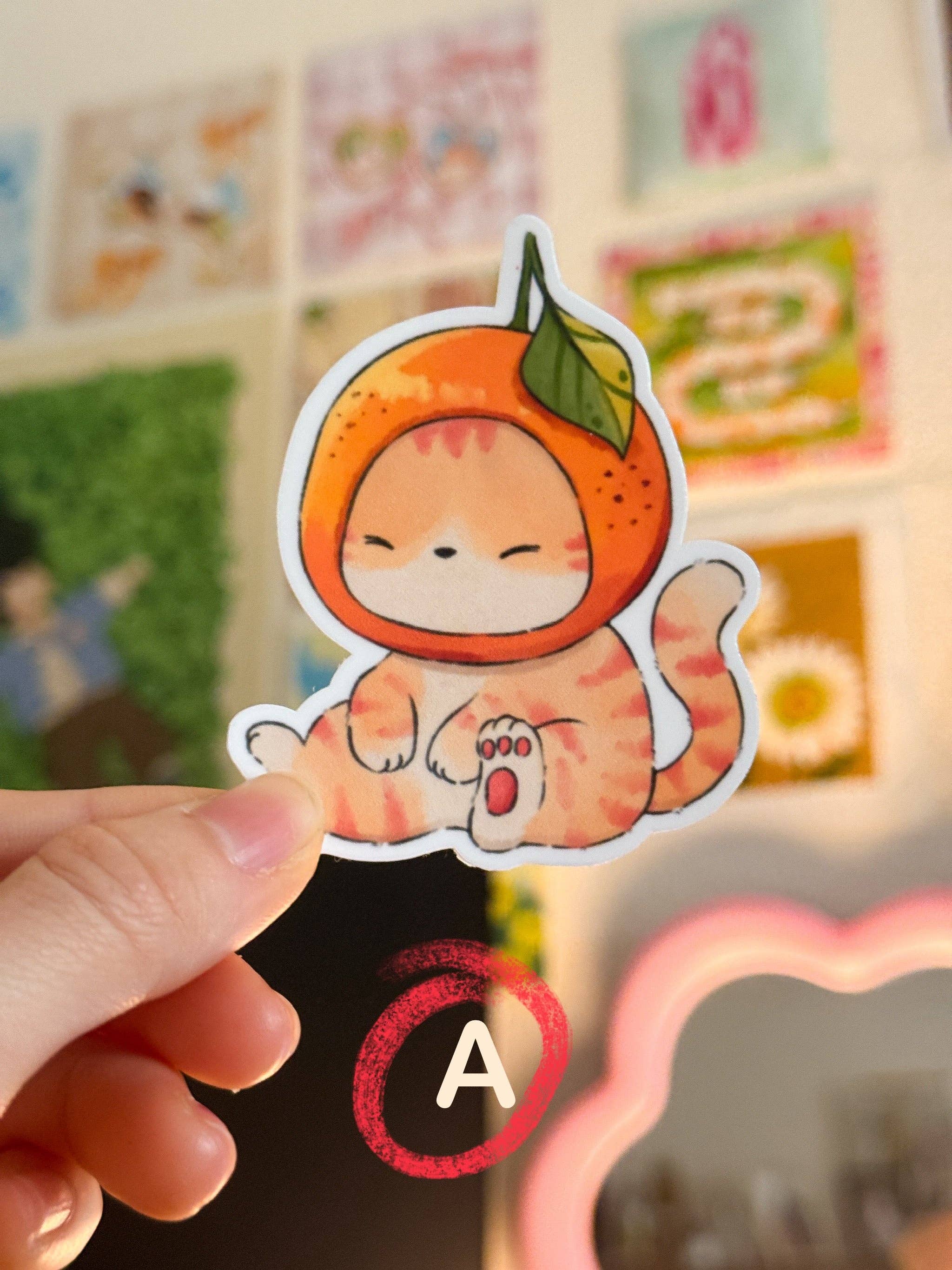AnnaFloof - Wholesale Sticker - Orange Cats | Vinyl Sticker4