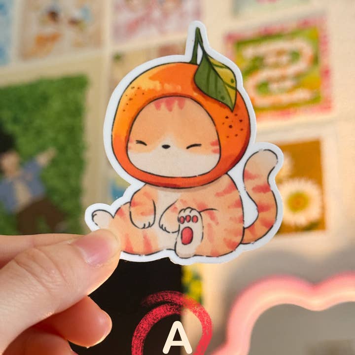 AnnaFloof - Wholesale Sticker - Orange Cats | Vinyl Sticker4