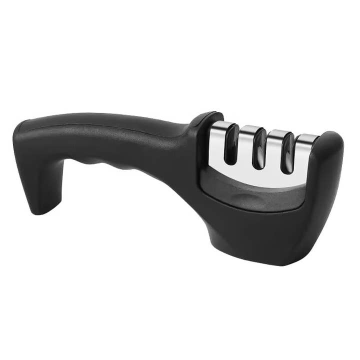 Dura Living LLC - Wholesale Knife Sharpener - 3-in-1 Professional Kitchen Knife Sharpener: Multi-Stage System for Repairing, Sharpening & Polishing Blades,