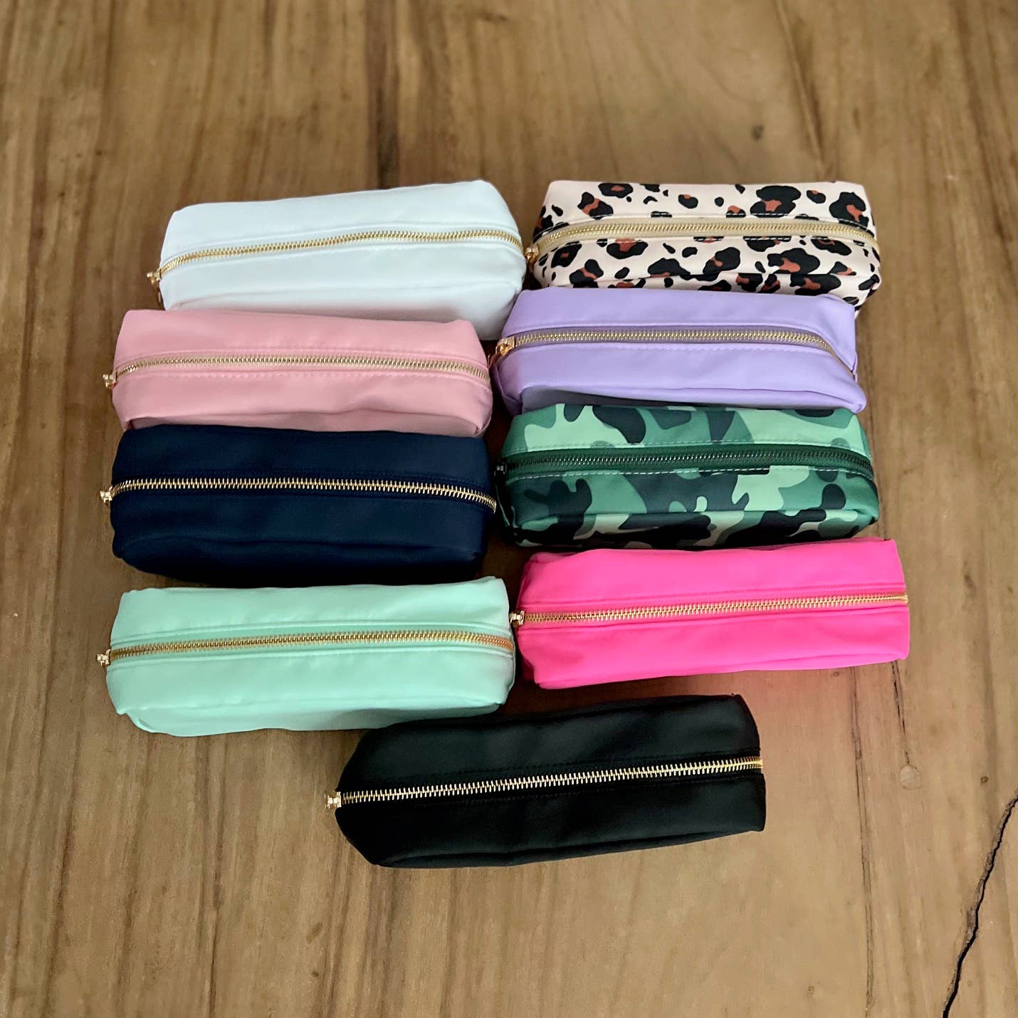 Palmy Pineapple - Vente Étuis/trousses à crayons - Trousse à crayons en nylon/trousse à pinceaux de maquillage pour patchs en chenille14