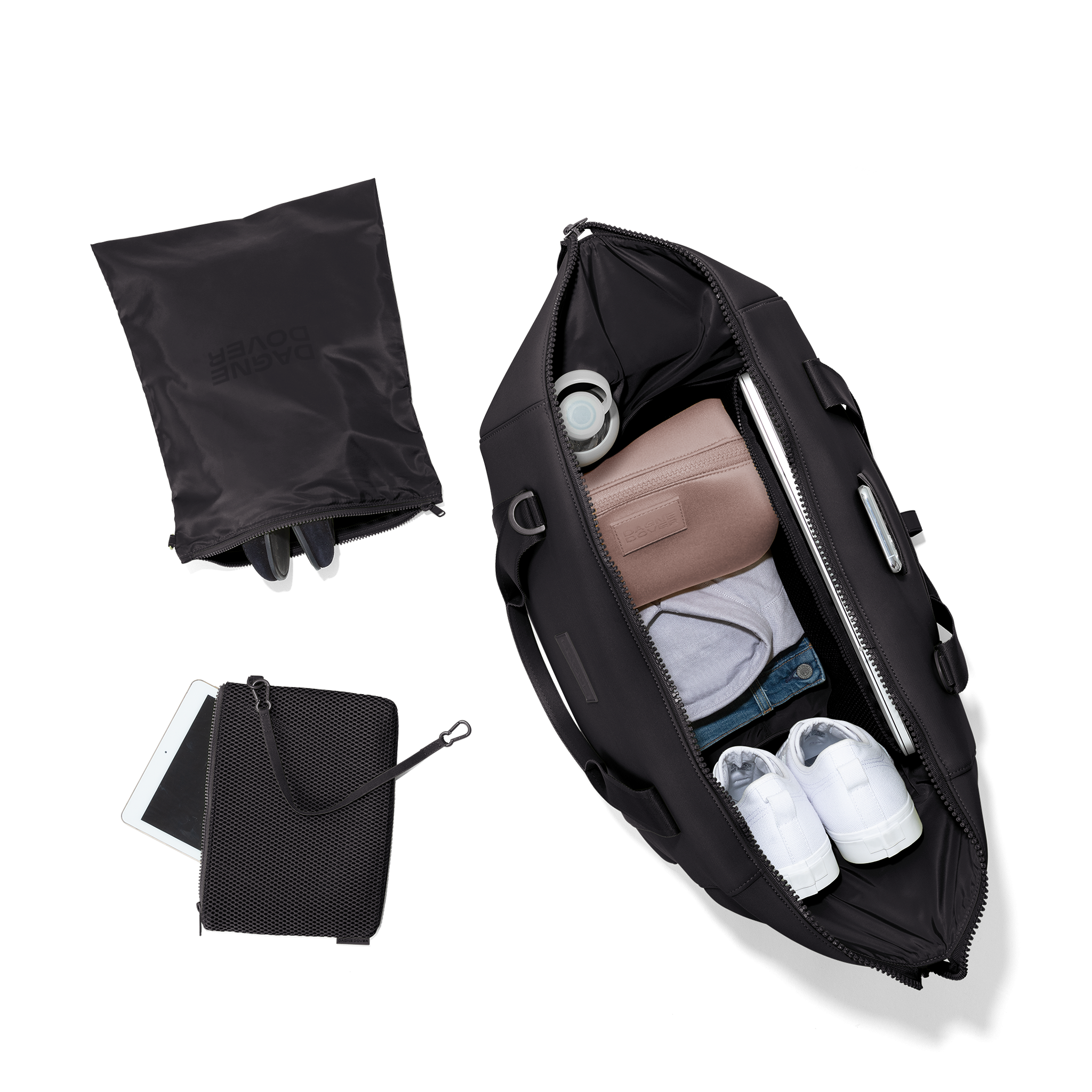 Dagne Dover - Wholesale Weekender Bag - Women's - Landon Carryall in Onyx, Extra Large2