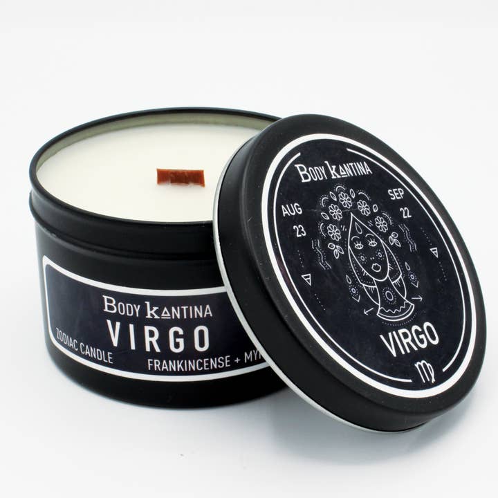 VIRGO ZODIAC CANDLE for wholesale by Body Kantina
