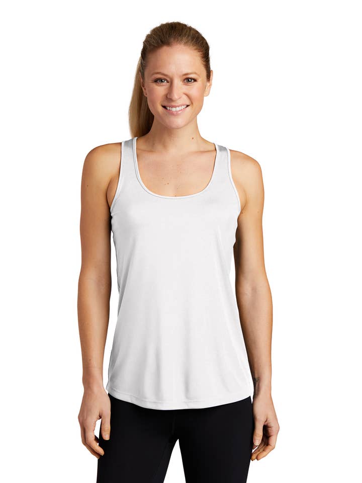 Radyan - Wholesale Tank Top - Women's - Sport-Tek® Racerback Tank Top, 100% polyester interlock7