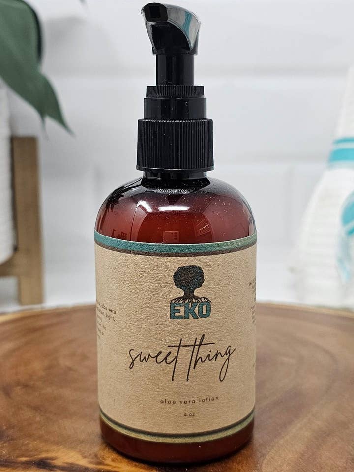 Lotion pour le corps à l'aloe vera pour la vente par EKO