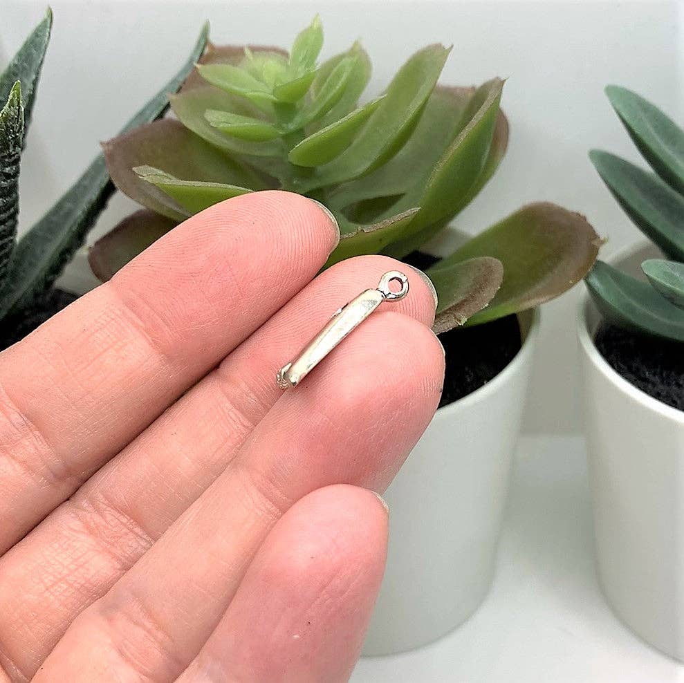 Guerrilla Charm - Wholesale Individual Charm/Pendant - Cute Silver Ghost Charms, 20x13mm3