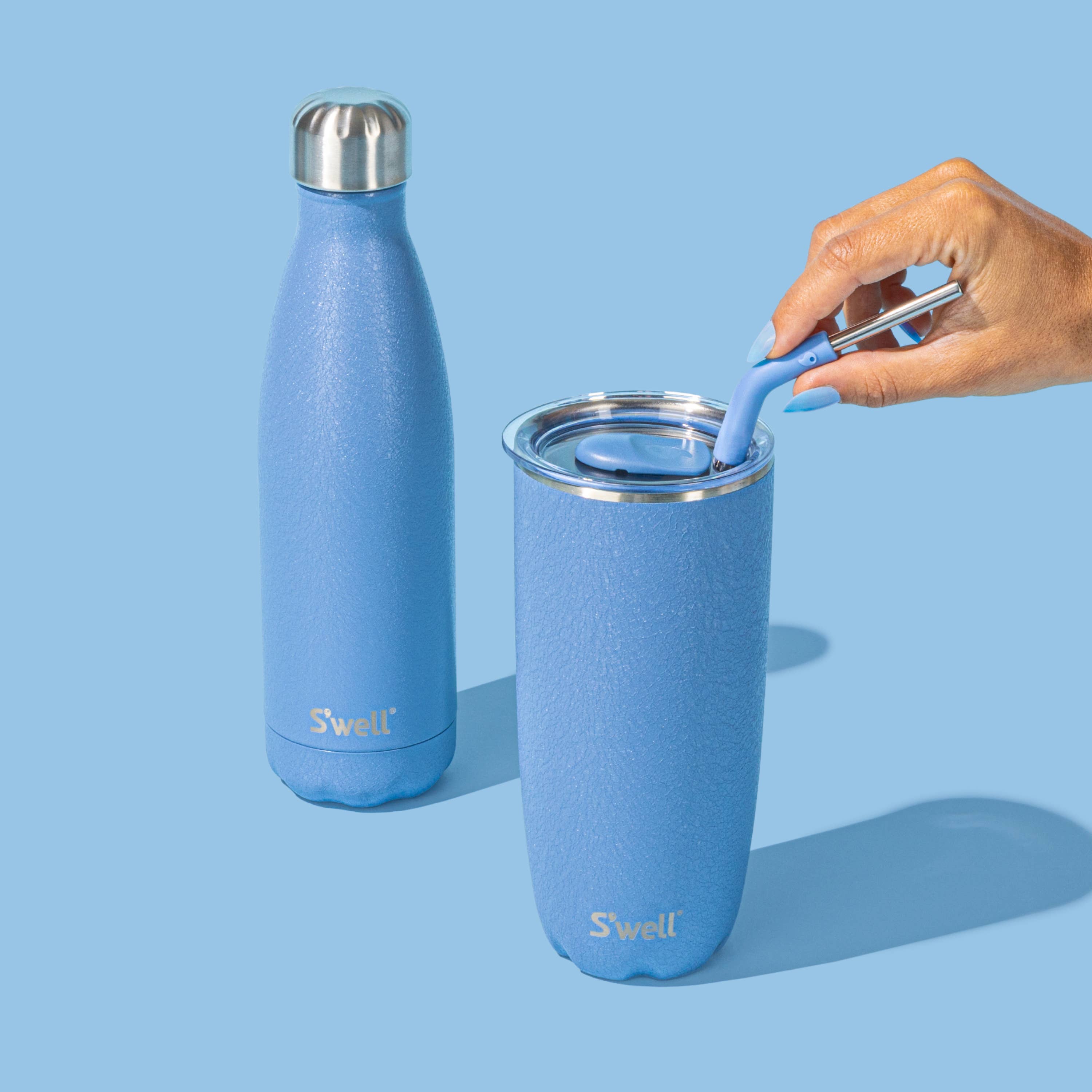 S'well - Wholesale Insulated Mug/Tumbler - 24oz Desert Sky Tumbler with Straw1