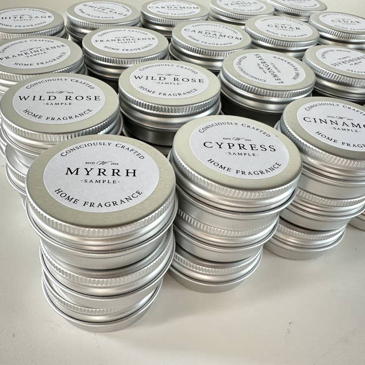 Wondery Mercantile - Wholesale Travel Candles - Tealight Candle Fragrance Samples | Scent Discovery Testers