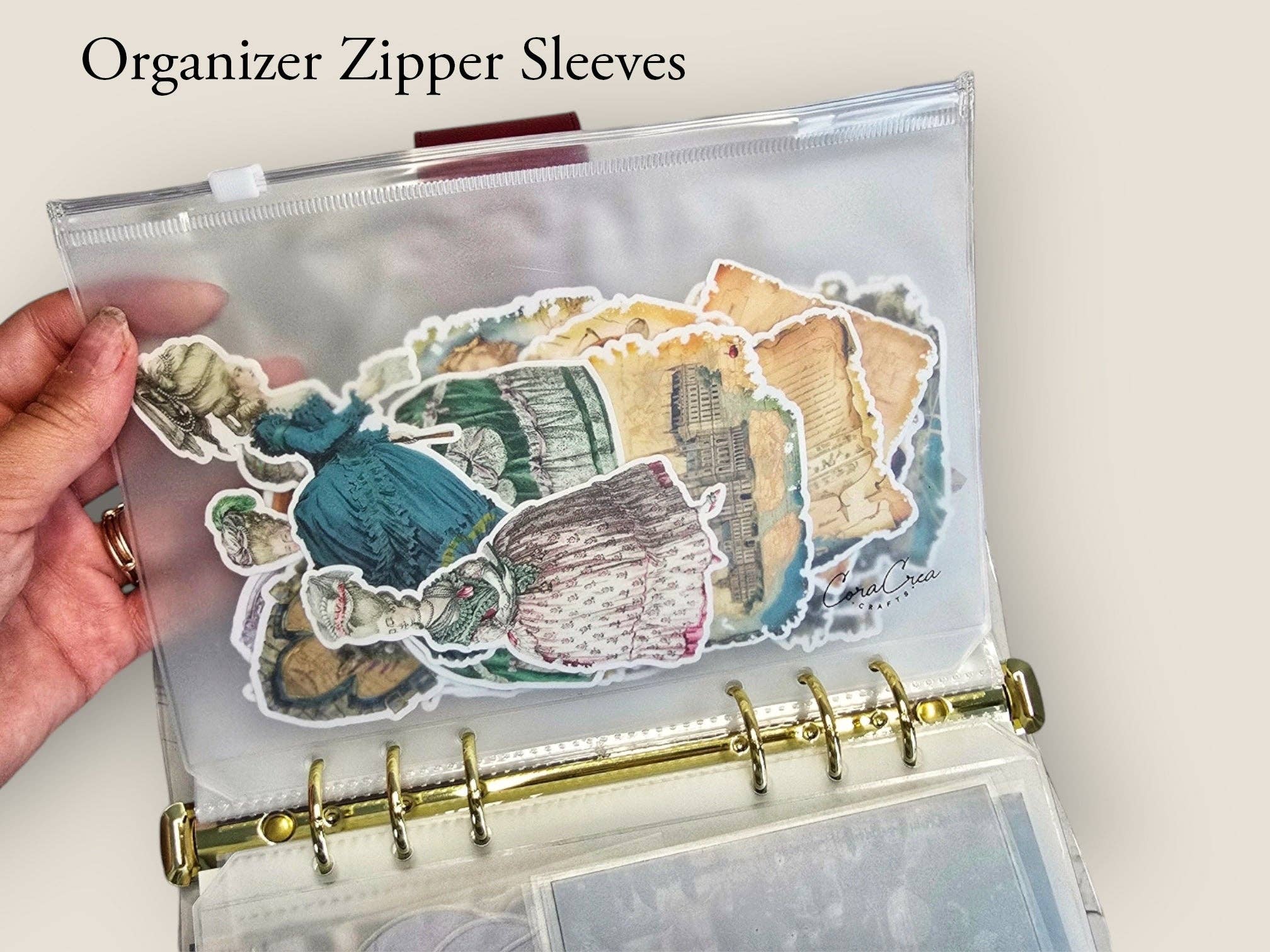 CoraCreaCrafts - Wholesale Desk Organizer - Flower Organizer Binder10