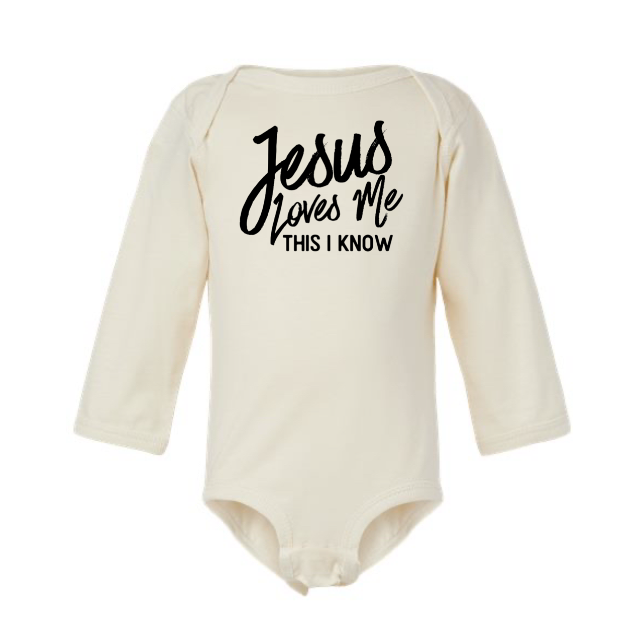 dkhandmade - Wholesale Bodysuit (Non-Footed) - Baby - JESUS LOVES ME THIS I KNOW BABY ONESIE4