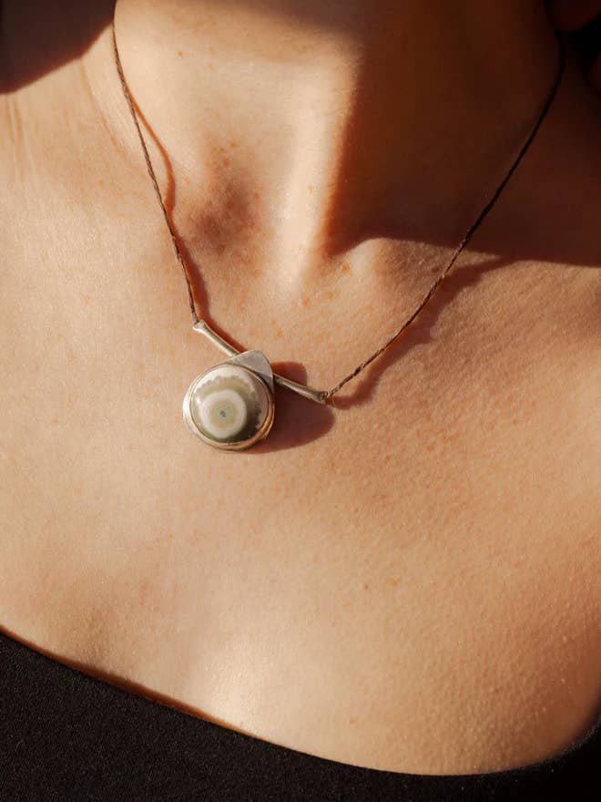 Halskette mit Ozeanjaspis für den Großhandel von Kathy Nelson Jewelry