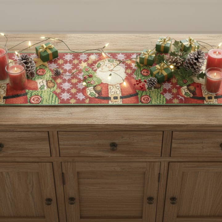 Tache Home Fashion - Wholesale Table Runner - Tache Christmas Tapestry Santa Claus Table Runners 151914