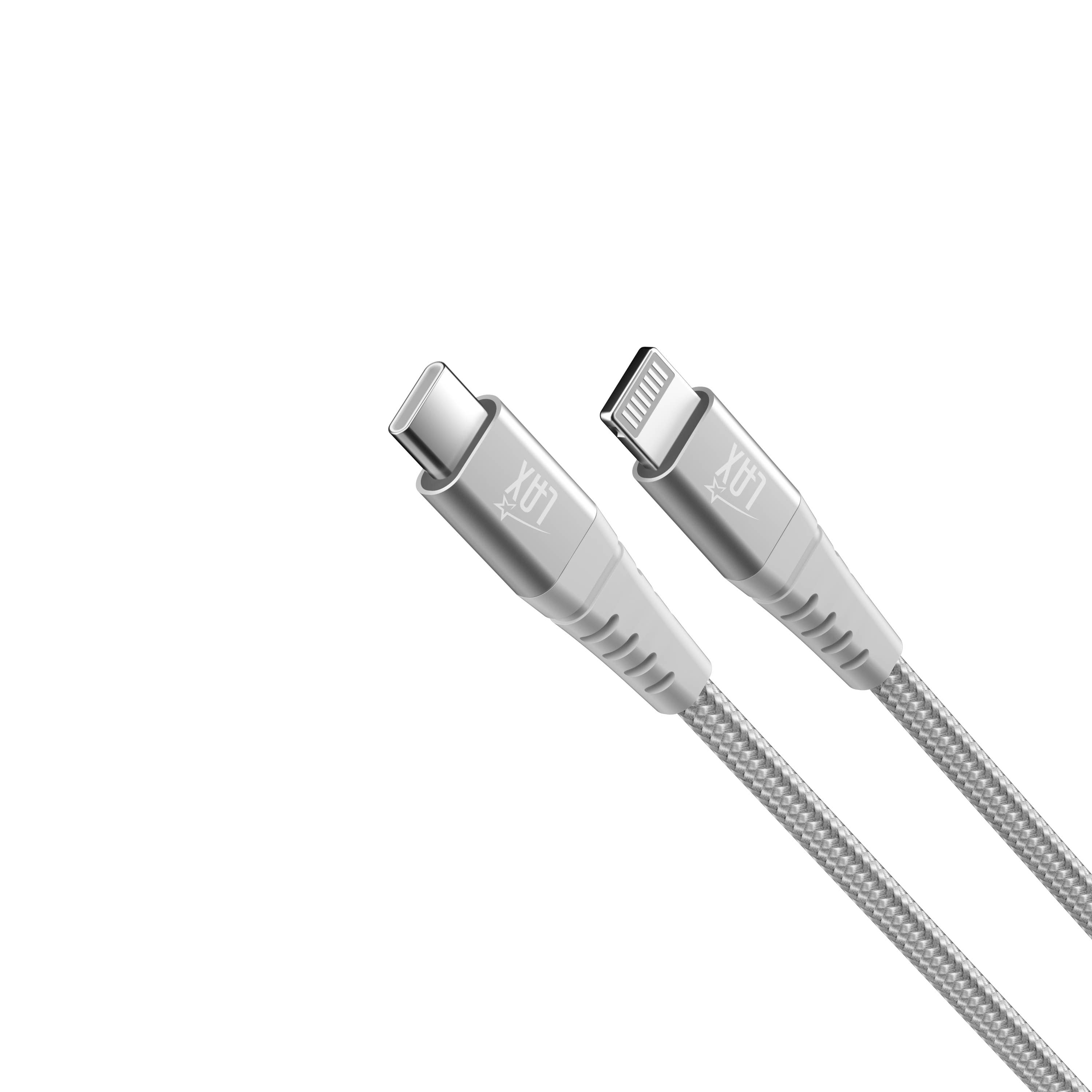 LAX Gadgets - Wholesale Charging Cable - Apple MFi Certified USB-C Iphone Cable -10ft Retail Pack20