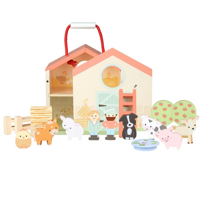 Orange Tree Toys - Wholesale Toy Set - Kids - NEW Farmyard Play Set