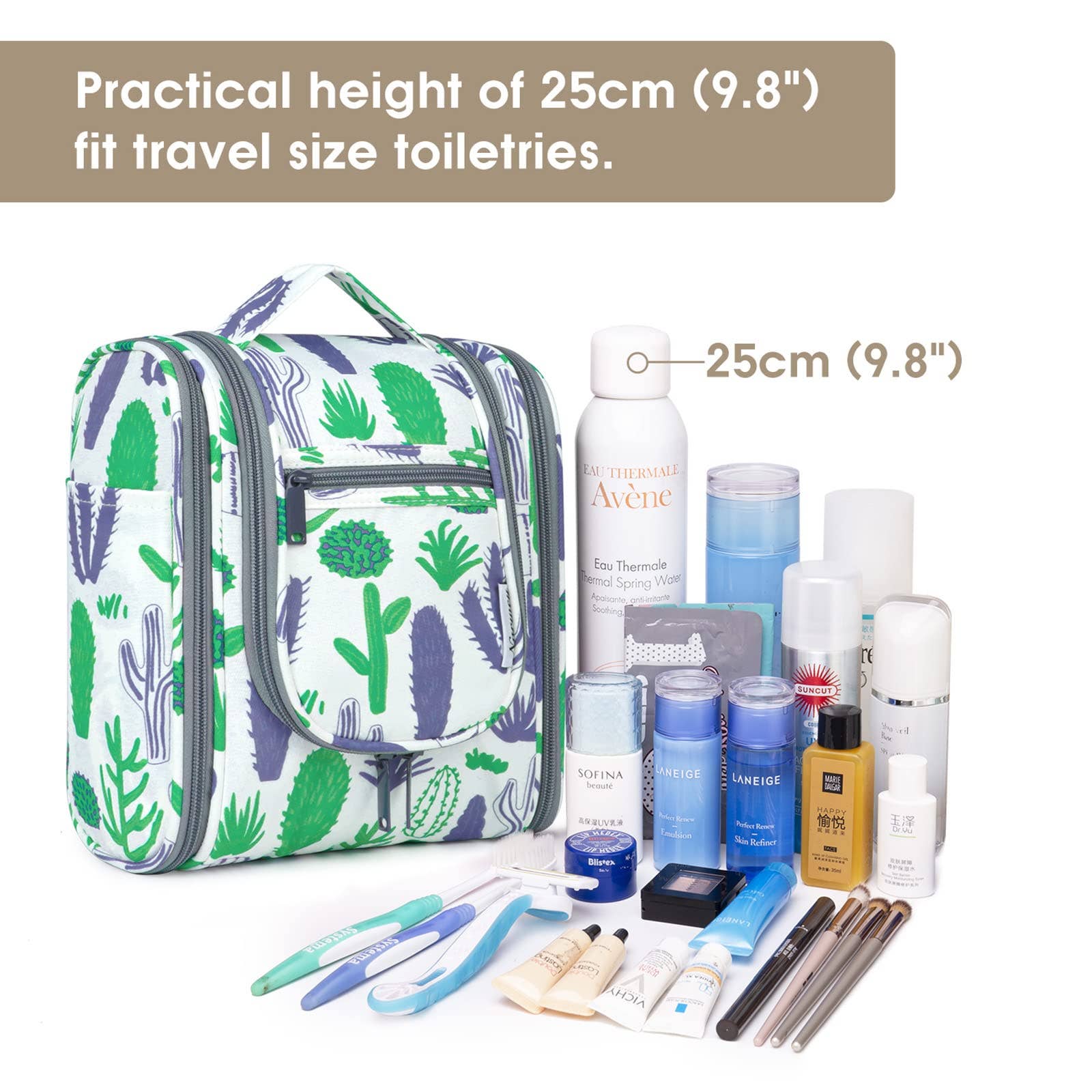NARWEY INC - Wholesale Toiletry Bag - Women's - Large Hanging Toiletry Bag With Hook Cosmetics Organizer255