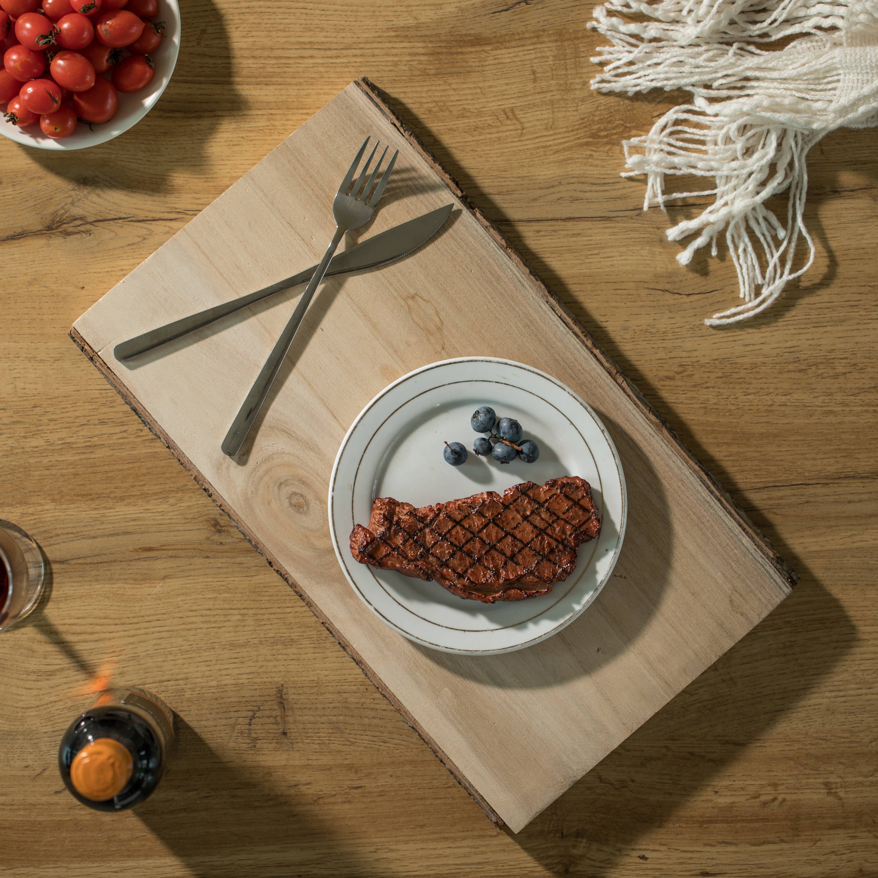 Quickway Imports - Wholesale Serving Tray - Rustic Natural Tree Log Wooden Rectangular Serving Tray26