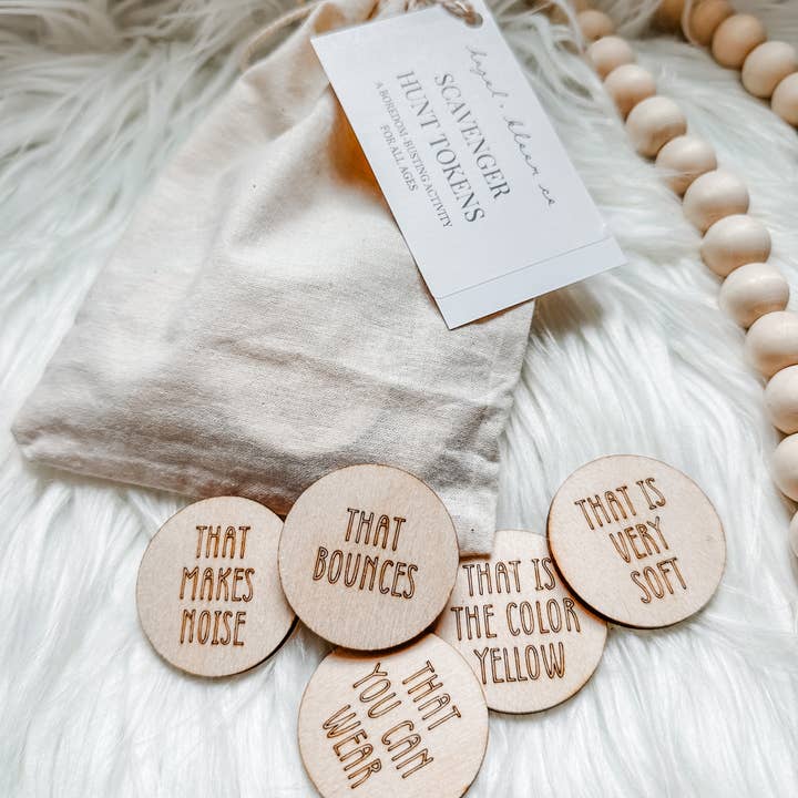 Hazel + Bloom Co - Wholesale Keepsake Coin/Token - Scavenger Hunt Activity Tokens
