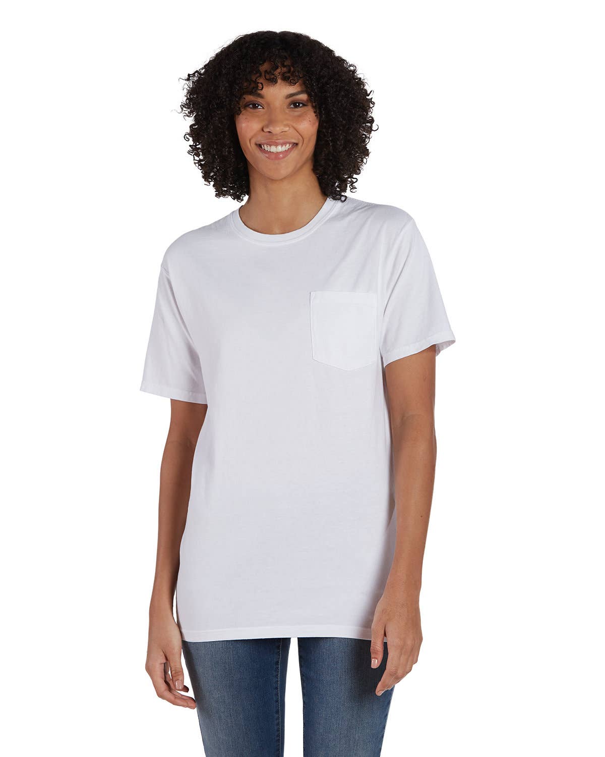 Total Apparel - Wholesale T-Shirt - Women's - ComfortWash by Hanes GDH150 - Garment-Dyed T-Shirt w/ Pocket0