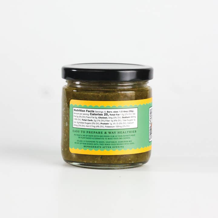 Hess Street Foods - Wholesale Rub - VERDE CHORIZO SEASONING PASTE 7.75OZ2