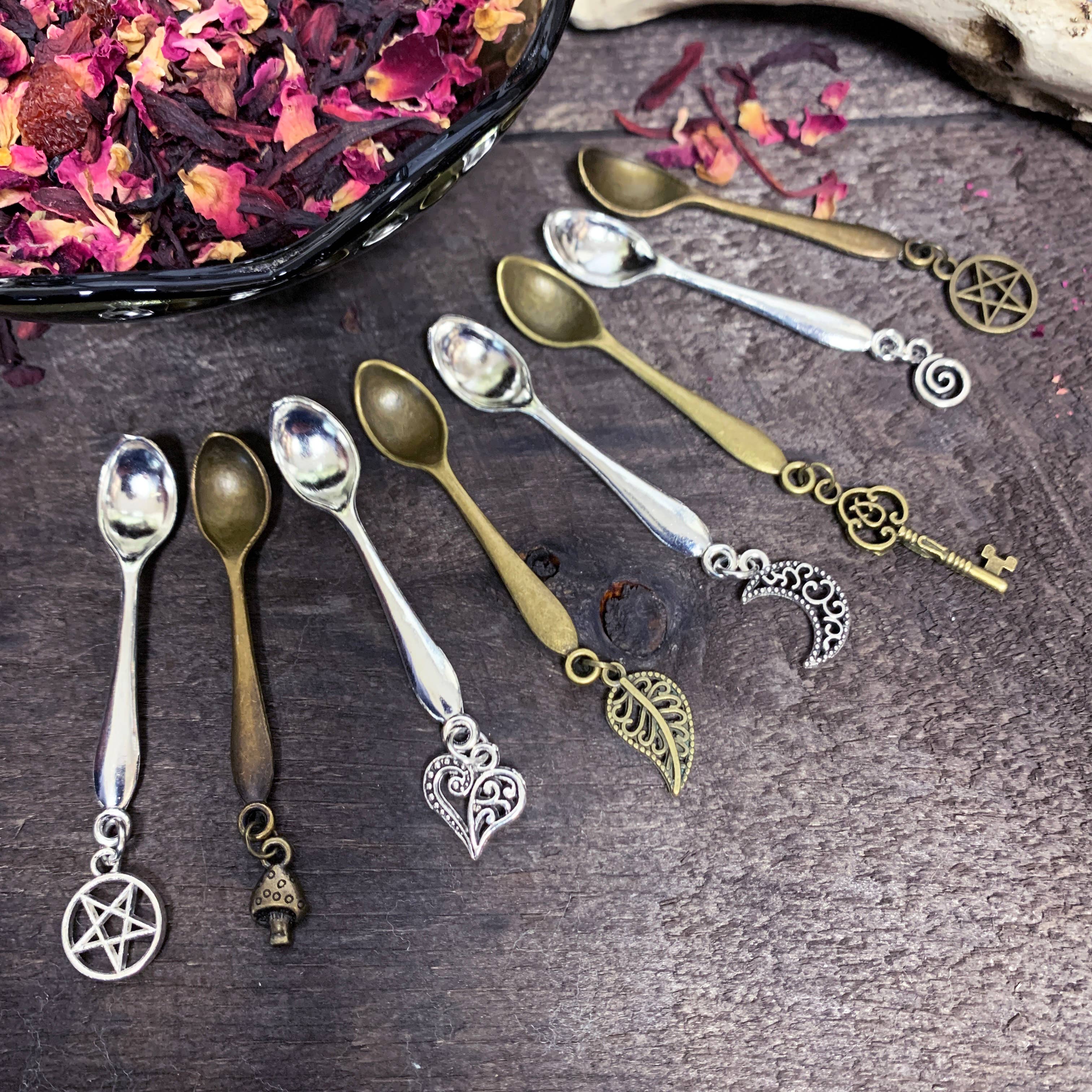 of Forest and Fae - Wholesale Meditation Supplies - Little Witchy Charm Spoons • Tiny Apothecary Spoons4